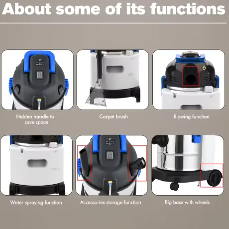 Outdoor Garage Use Car Seat Cleaning