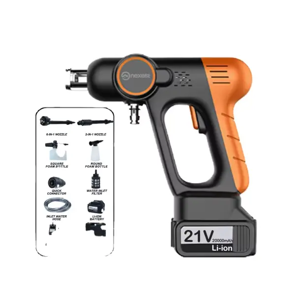 Car Power Pressure Washer With Spray Gun