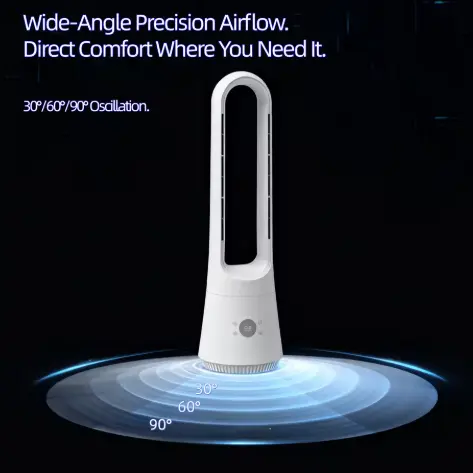 Plastic Electric Air Cooling Fan Remote Control