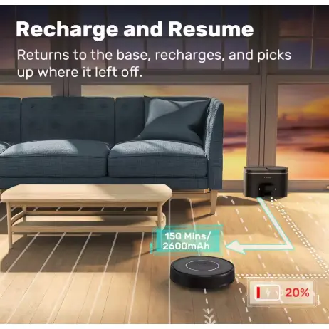 Robot Vacuum Cleaner With Self Emptying Auto Charging