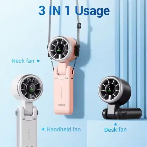 Usb Rechargeable Mini Turbo Handheld Fan