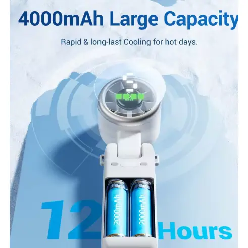 Usb Rechargeable Mini Turbo Handheld Fan